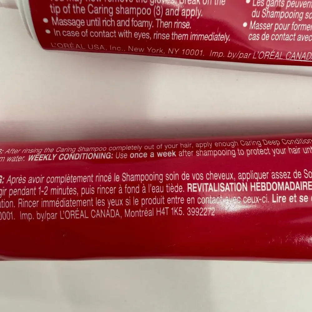 L'Oréal Paris Excellence Creme Hair Color After Caring Shampoo Deep Conditioner